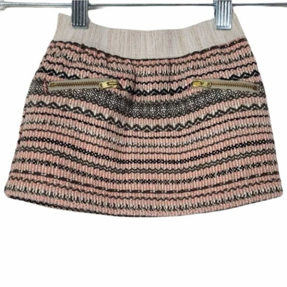 Genuine Kids From Oshkosh Striped Zipper Skirt 18M - Picture 1 of 6